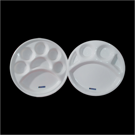 Acrylic Round Thali- Five & Seven Portion