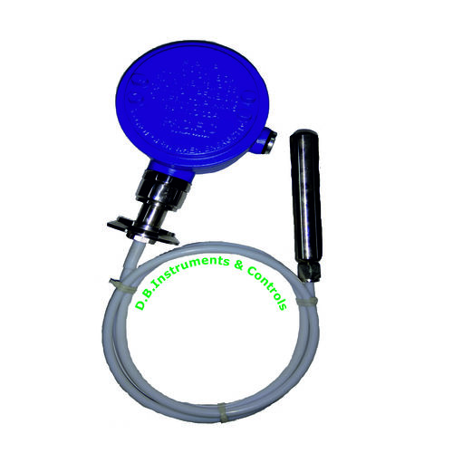 Capacitance Level Transmitter - Stainless Steel, Sizes Available, Blue | Rugged Design, Accurate Level Sensing, 4-20mA Output