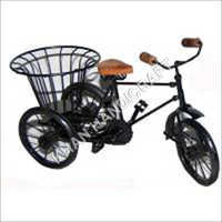 Wrought Iron Crafts Riksha Kh36 - Iron, 12x6x6 Inch, Black | Handmade, Traditional Pattern, Polished Finish, Floral Theme For Arts & Crafts, Home Decoration