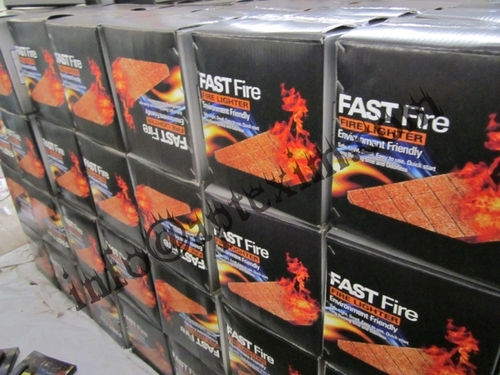 Fishing Fuel Starter Plates - Wax Based 10x5x2 cm Orange, Burn Time 8-10 Min, Eco-Friendly Odorless