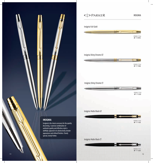 Parker Insignia Series