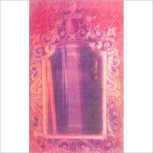 Red & Gold Silvering Mirror