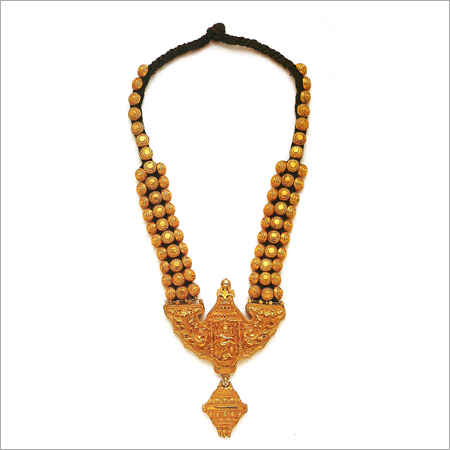 Multiple String Gold Necklace