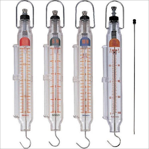 Stailness Steel And Plastic Spring Balance, Newton Scale