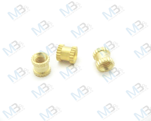 Brass Straight Knurling Inserts