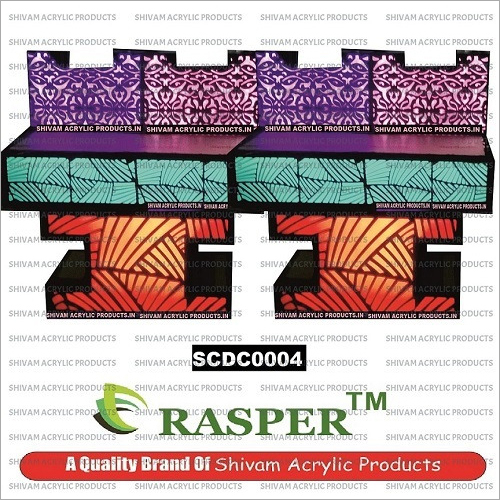 Green Rasper - Acrylic Counter Set For Catering Display