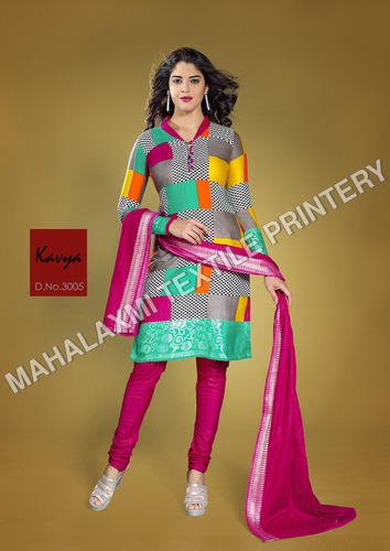 Multicolor Kavya Cotton Printed Salwar Kameez