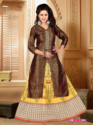 Latest Party Wear Skirt Style Suit