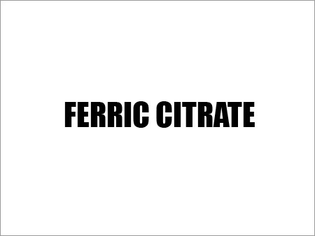 Ferric Citrate