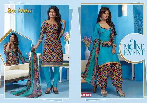 Unstitched Cotton Dress Material