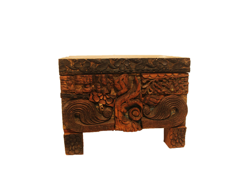 Wooden Carved Closed Box