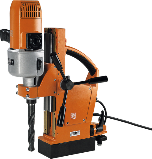 Magnetic Drill Jigs - 513 mm Height, 32 mm Drill Capacity | 18000 N Magnetic Holding Power, 7000 N Drilling Pressure, Compact Design