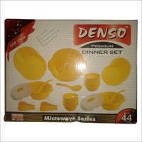 Microwave Dinner Sets - Plastic, 12 Pieces , Durable Material, Dishwasher Safe, Elegant Design, Heat Resistant, Stylish Appeal, Yellow