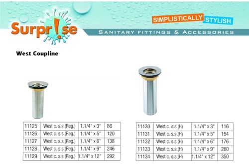 Round Cp Brass Waste Coupling