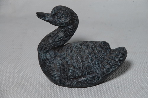 Brass Duck Statue