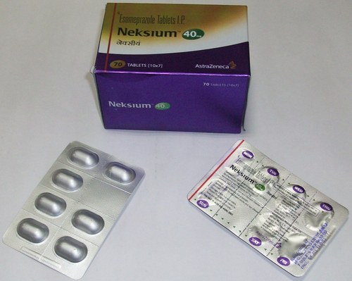 Neksium Esomeprazole 40mg Tablets - Active Ingredient: Esomeprazole 40mg, Dosage Form: Tablets | Acid Reduction, GERD Relief, Ulcer Healing