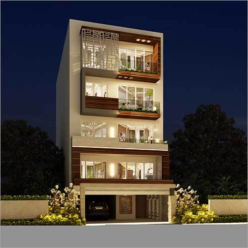 A-35 Pushpanjali 3D Elevation Interior