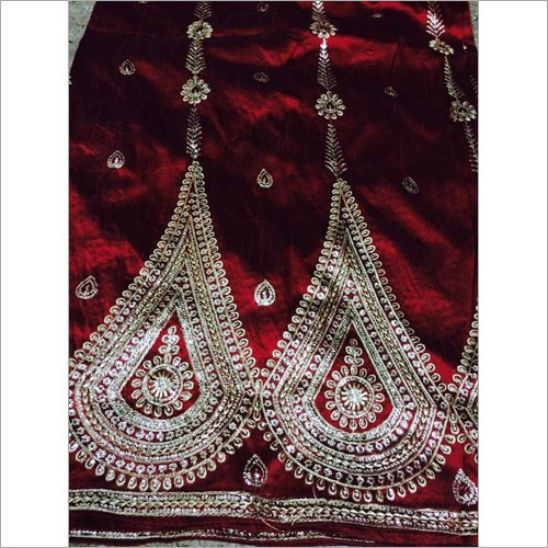 Embroidered George Silk Fabric