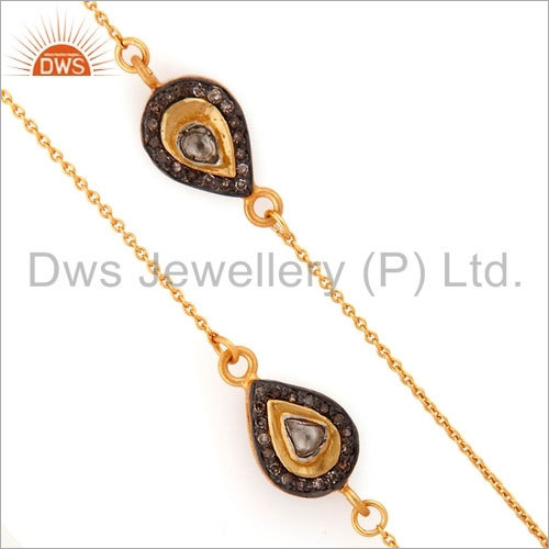 Round Brilliant Cut Pave Set Diamond Necklace Jewelry Supplier