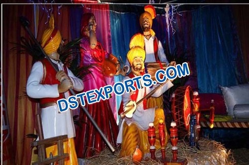 Punjabi Wedding Decoration Statues