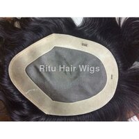 Black And Custom Monofilament Hair Wigs