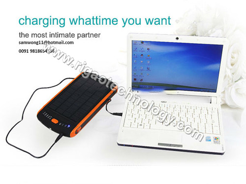 23000mAh solar power bank for laptop tablet