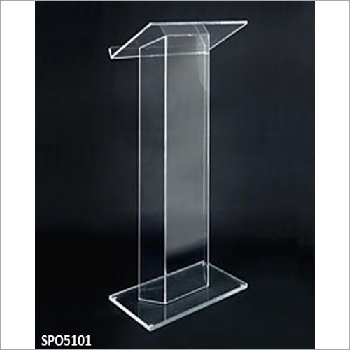 Rasper Clear Acrylic Podium