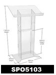 Acrylic Lecture Stand