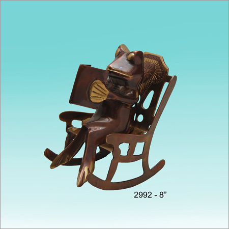 Frog on Rocking Chair