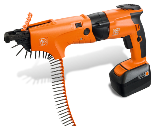 Battery-powered dry wall screw gun
