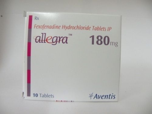 Allegra 180mg Fexofenadine Hydrochlride