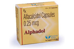 Alphadol 0.25mg Alfacalcidol Capsules