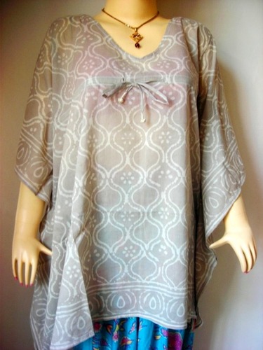 BAGRU DESIGN COTTON KAFTAN