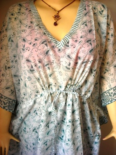 GERY WHITE DESIGNERY COTTON KAFTAN