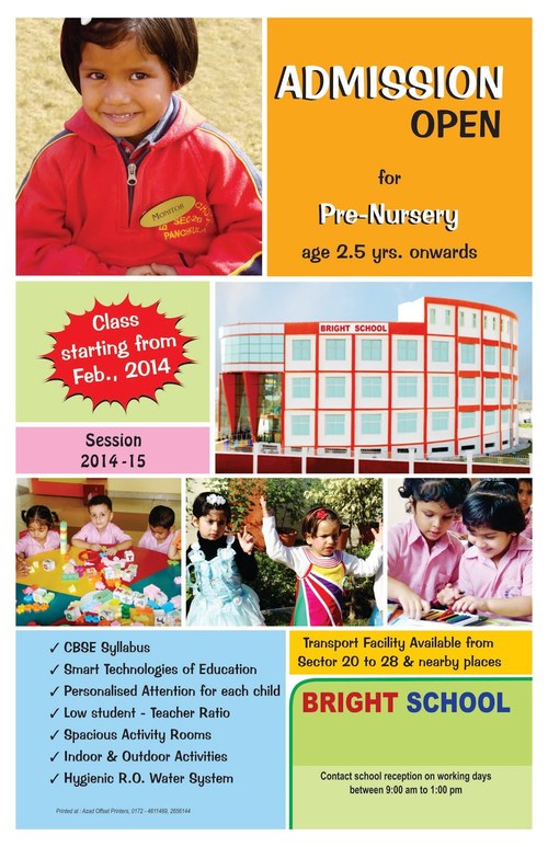 Bright School leaflet