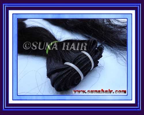 Not sedding top quality remy body wavy new stylish hair ex