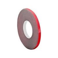 Glazing Tapes - 2.03 Mm Thick, Grey Acrylic Foam With Red Pe Film Liner | High Strength, Water Resistant, Excellent Adhesion