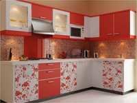 Modular Floral Kitchen