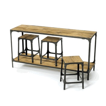 Industrial Iron Table
