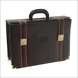 Office Bags - Leather 16x12x6 Inches Black | Buckle Closure, Top Handle, Multiple Compartments, Durable, Stylish