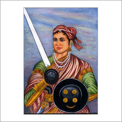 Rani Laxmi Bai Painting