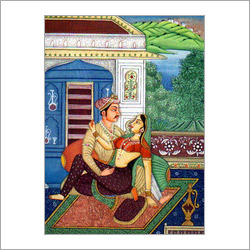 Mughal Love Painting