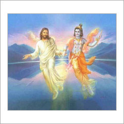 Jesus Krishna Painting