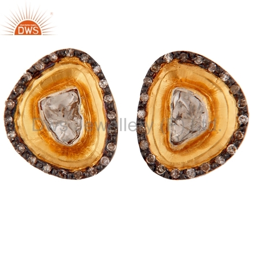 14K Gold Diamond Stud Earrings Jewelry Gender: Women'S