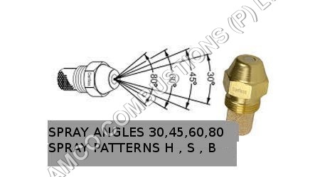 Fuel Oil Nozzle Chart