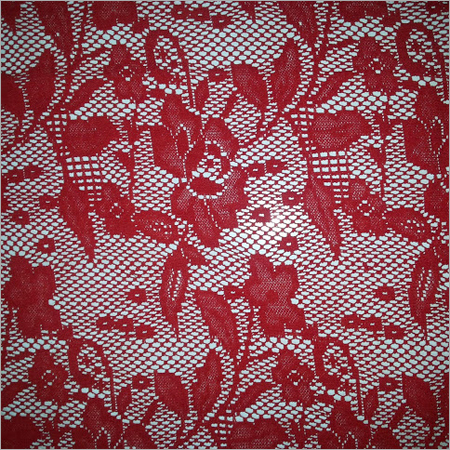 Flower Net Fabrics Russel Warp Net Jaquard