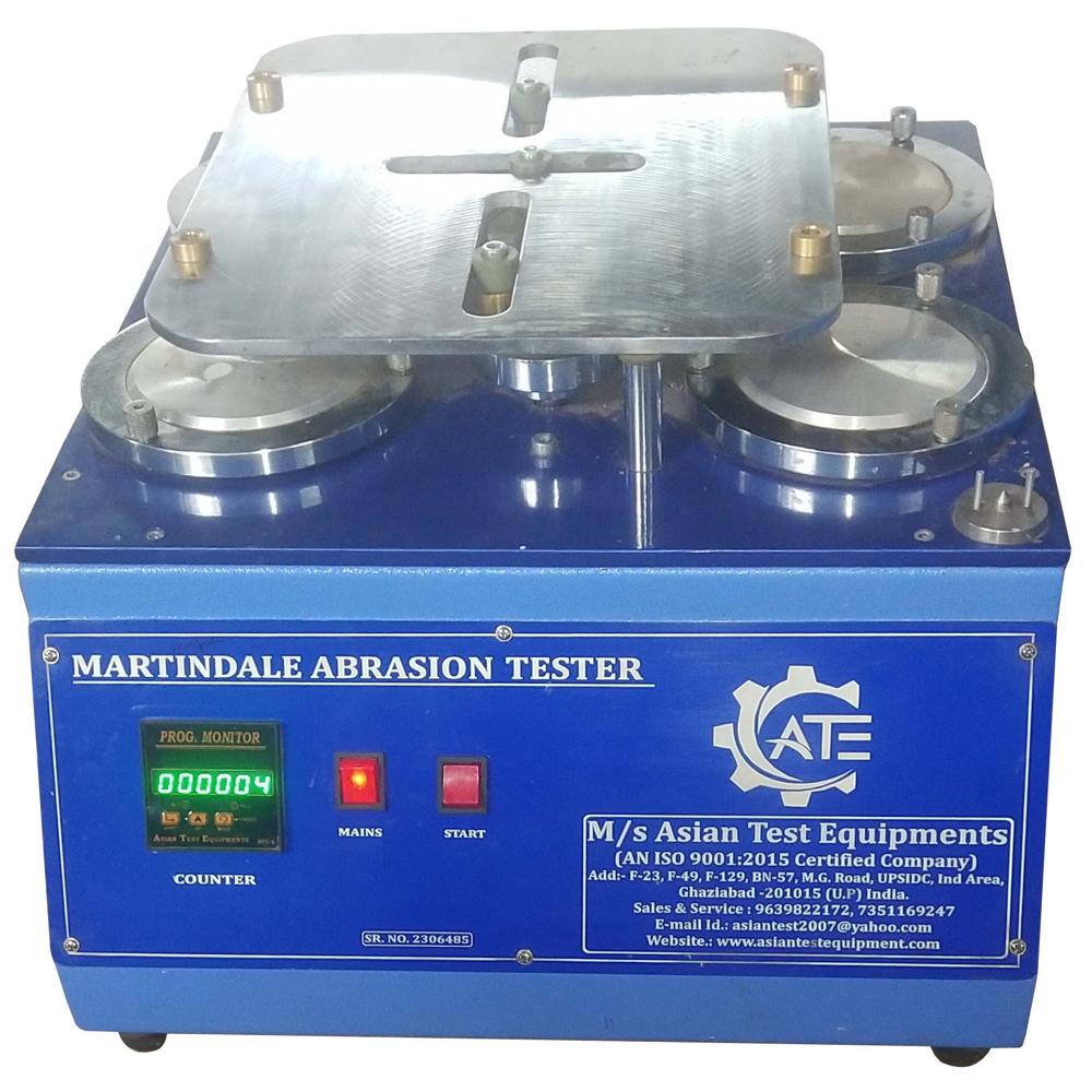 Martindale Abrasion Cum Pilling Tester - Material: Mild Steel