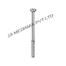 Small Cannulated Cancellous Screw 4.0mm Dia Short Thread