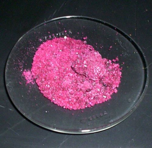Cobalt (Ii) Chloride Hexahydrate Grade: Industrial Grade