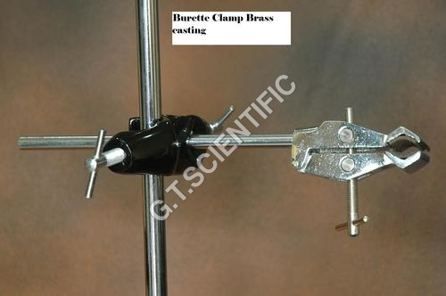 Burette Clamp Brass Casting - Stainless Steel, 6-12 Inch Diameter | Corrosion Resistant Body, Smooth Enamel Finish, 1-Year Warranty